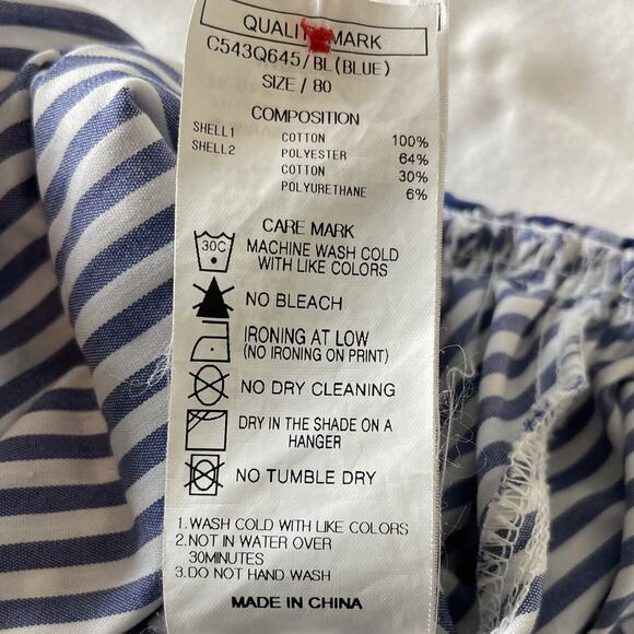 Clan C Bubble Smocked Zigzag Romper Size 12M - Picture 9 of 10